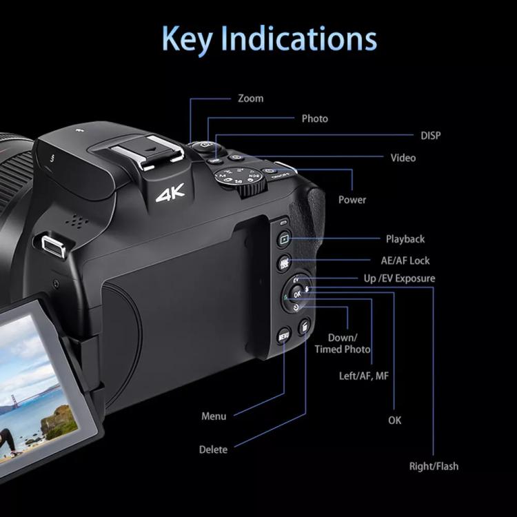 Ordro 4K Ultra HD Rotating Screen Optical Zoom Digital Camera, G700 Ordro 4K Ultra HD Rotating Screen Optical Zoom Digital Camera, G700